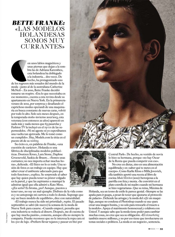 Bette Franke gợi cảm cùng thời trang ánh kim trên tạp chí S Moda tháng 4 - Tin Thời Trang - Hình ảnh - Thời trang nữ - Thời trang - Thư viện ảnh - Người mẫu - Bette Franke - S Moda - Giorgio Armani - Herve Leger - Gucci