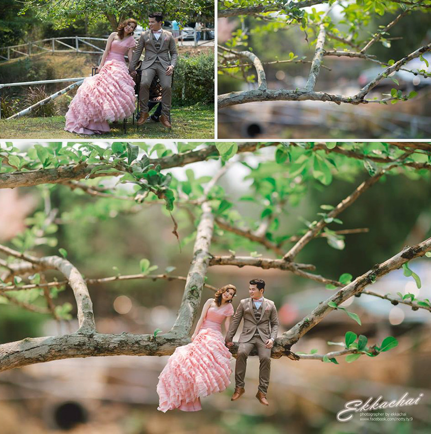 ภาพถ่าย พรีเวดดิ้ง คู่รักตัวจิ๋ว สุดครีเอท ผลงานคนไทย ที่ต่างชาติยังชื่นชม - การแต่งตัว - แต่งงาน