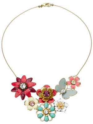 Flower Show Necklace - Monsoon - Necklace - Jewelry