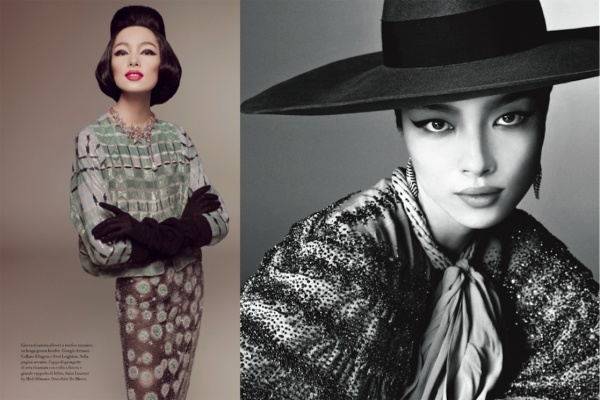 Beautiful Model Fei Fei in Vogue Italia January Issue - Fei Fei - Vogue Italia - Fashion News - Model