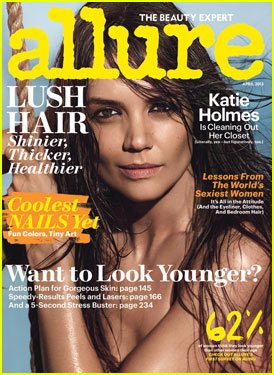 Katie Holmes Shows Some Skin on Allure Cover