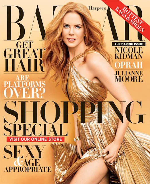 Nicole Kidman az amerikai Harper's Bazaar novemberi címlapján