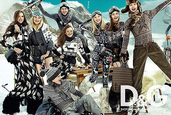D&G Goes Skiing For Fall '10 - Fashion - D&G
