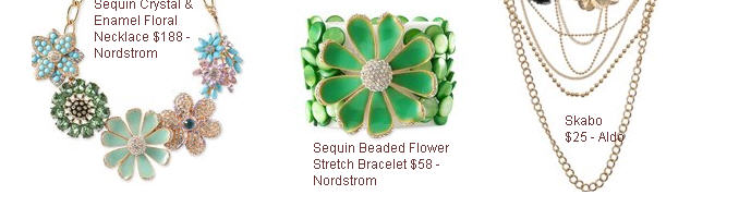 Spring jewelry trends 2010: florals, chains, white and colorful statement pieces - Jewelry - Trends