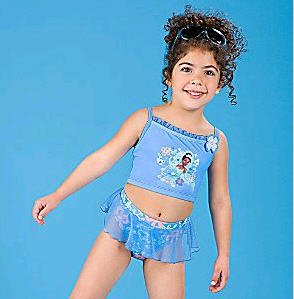 Deluxe Princess Tiana Swimsuit for Girls