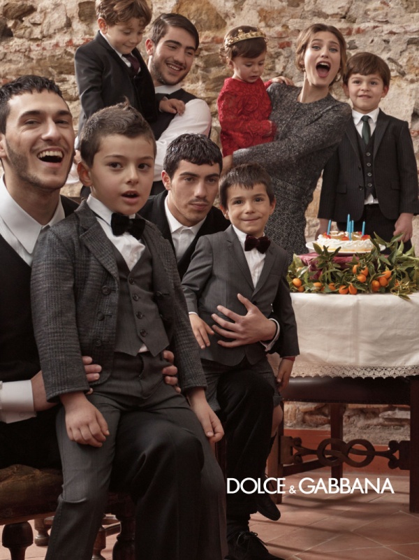 Chiến dịch quảng cáo thời trang thiếu nhi Dolce & Gabbana Thu / Đông 2013-14. - Dolce & Gabbana - Thu / Đông 2013 - Thời trang trẻ em - Nhà thiết kế
