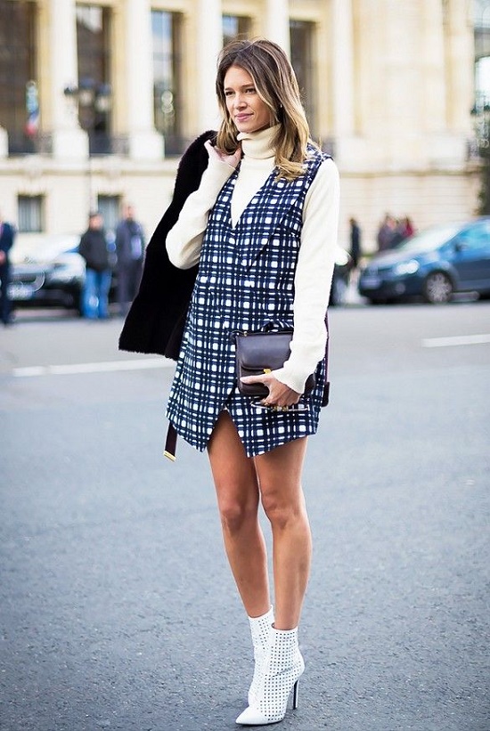 Super Simple Outfits To Show You How To Wear The Sleeveless Turtleneck - เทรนด์ใหม่ - อินเทรนด์ - ไอเดีย - แฟชั่น