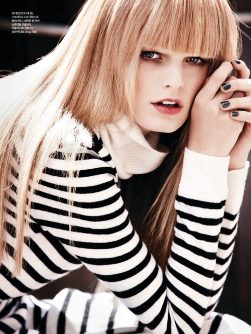 Hanne Gaby Odiele by Dean Isidro for Harper’s Bazaar Korea October 2011 - Model