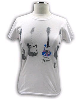 Fender® Custom Shop Ladies "On The Wall" T-Shirt