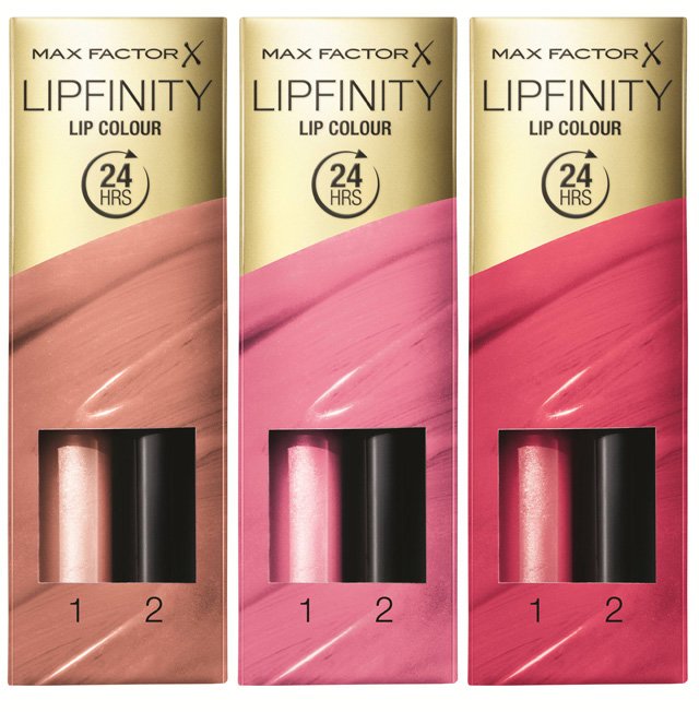 Max Factor chào Xuân 2014 với dòng son môi mới mang tên Lipfinity Lip Color