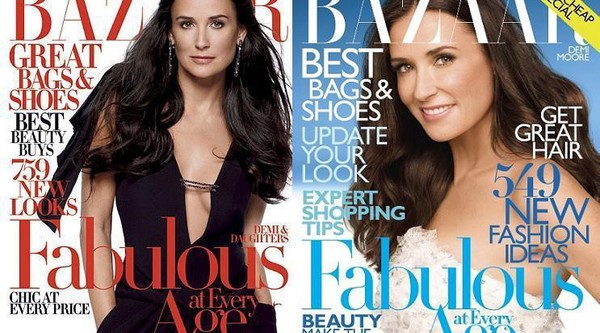 Demi and Harper's Bazaar: Frozen in Time - Harper's Bazaar - Demi Moore