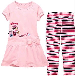 Minnie Mouse Top and Leggings Outfit for Toddler Girls - Disney Store - Kids Wear - Girl