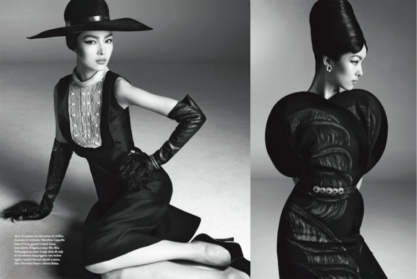 Beautiful Model Fei Fei in Vogue Italia January Issue - Fei Fei - Vogue Italia - Fashion News - Model