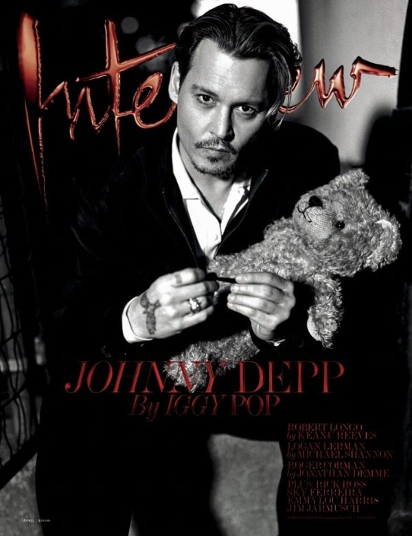 Johnny Depp chụp ảnh cho tạp chí Interview tháng 4/2014