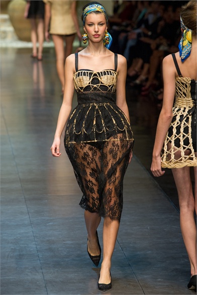 Sophisticated Dolce & Gabbana at Milan Fashion Week Spring 2013 - Fashion news - Milan Fashion Week - Dolce & Gabbana