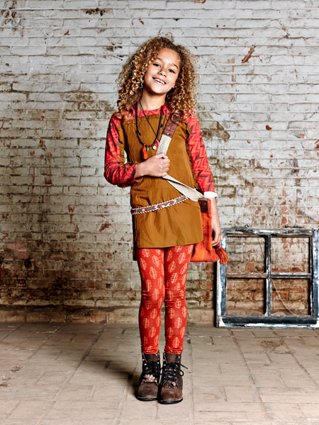 Thời trang bohemian dành cho bé gái trong BST Thu Đông 2013-14 của Scotch R'Belle - Scotch R'Belle - Thời trang trẻ em - Thu / Đông 2013-2014 - Bộ sưu tập - Thời trang