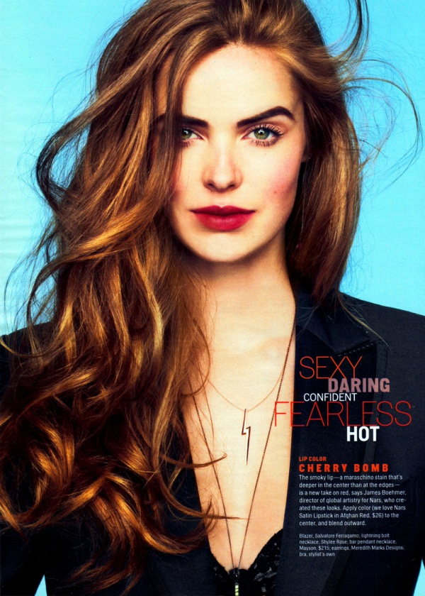 Cùng Robyn Lawley và tạp chí Cosmopolitan Mỹ tháng 5/2014 tô son để hấp dẫn hơn - Robyn Lawley - Làm đẹp - Make-up - Son môi - Trang điểm - Cosmopolitan Mỹ