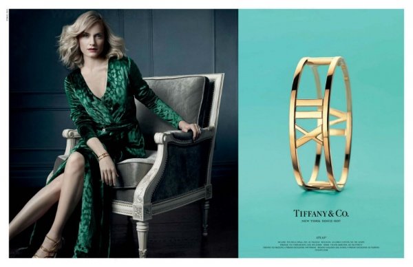 Amber Valletta  & Shalom Harlow đồng hành cùng quảng cáo BST trang sức Tiffany & Co. Thu / Đông 2013
