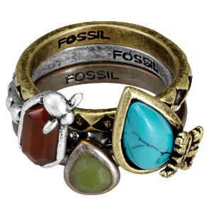 Ethnic Brass - Fossil - Ring - Jewelry