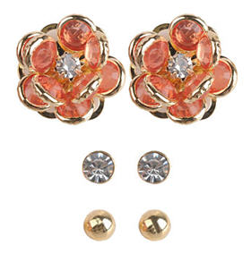 Marie Flower Earring Set - Forever21 - Earring - Jewelry
