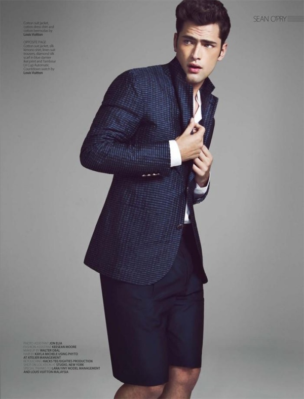 Sean O'Pry Stuns for January 2013 Issue of August Man Malaysia [PHOTOs] - Fashion - Designer - Men's Wear - Collection - S/S 2013 - Spring / Summer 2013 - Sean O'Pry - Louis Vuitton - January 2013 - August Man Malaysia - Photos