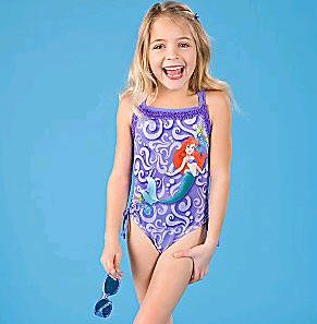 Shimmering Ariel Swimsuit for Girls