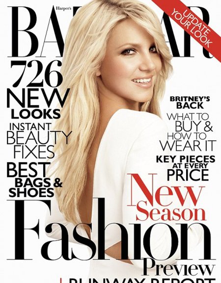 Britney Spears Covers Harper's Bazaar June 2011