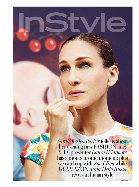 Sarah Jessica Parker kiêu sa cùng họa tiết trên tạp chí InStyle Anh tháng 5/2014 - Sao - Phong Cách Sao - Tin Thời Trang - Hình ảnh - Sarah Jessica Parker - InStyle Anh