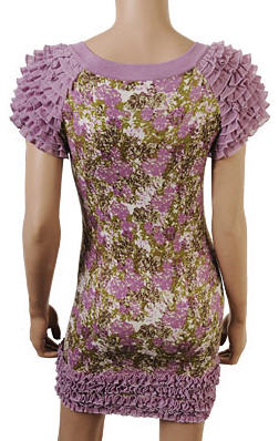 Floral Short Sleeve Sweater Dress - Twelve by Twelve - Women's Wear - Dress