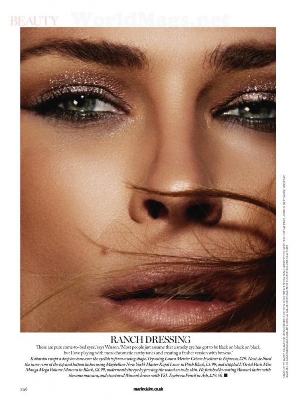 Erin Wasson gợi cảm trên tạp chí Marie Claire Anh tháng 5/2014 - Người mẫu - Làm đẹp - Make-up - Erin Wasson - Marie Claire Anh