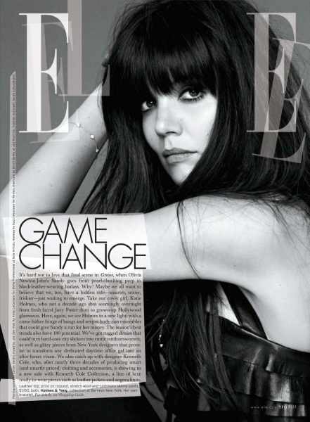 Thời trang Katie Holmes trên tạp chí Elle US - Tin Thời Trang - Tạp chí thời trang - Katie Holmes - Sao