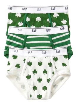 Shamrock briefs (3-pack) - Kids Underwear - Gap