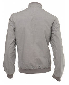 Grey Check Biker Jacket - Burton - Jacket - Men's Wear