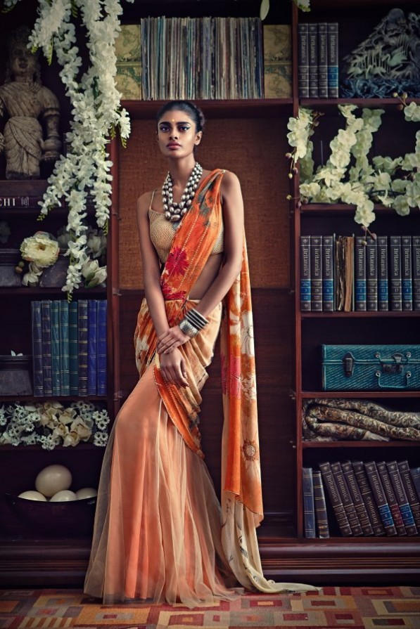 Phong cách thời trang Ấn Độ trong BST Xuân-Hè 2013 của Tarun Tahiliani - Tarun Tahiliani - Thời trang nữ - Bộ sưu tập - Xuân/Hè 2013 - Tin Thời Trang
