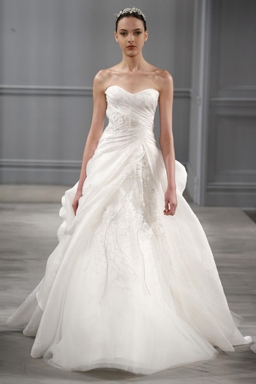 Monique Lhuillier trình làng BST váy cưới trong mơ cho cô dâu trẻ - Monique Lhuillier - Bộ sưu tập - Thời trang nữ - Thời trang cưới - Nhà thiết kế - Thời trang - Váy cưới - Xuân 2014