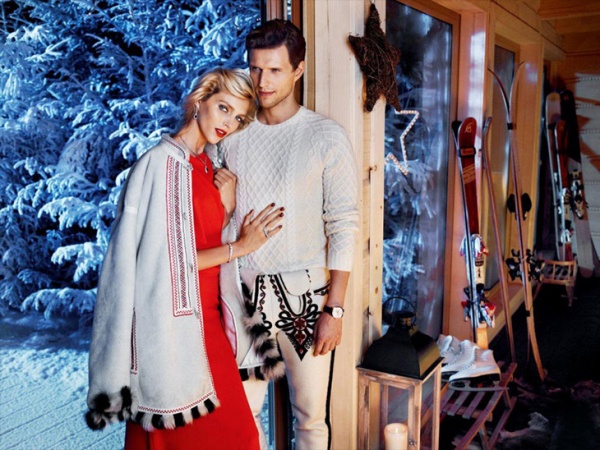 Anja Rubik và chồng xuất hiện tình tứ trong quảng cáo Apart Giáng Sinh 2013 [PHOTOS + VIDEO] - Anja Rubik - Sasha Knezevic - Apart - Bộ sưu tập - Thời trang - Hình ảnh - Thư viện ảnh