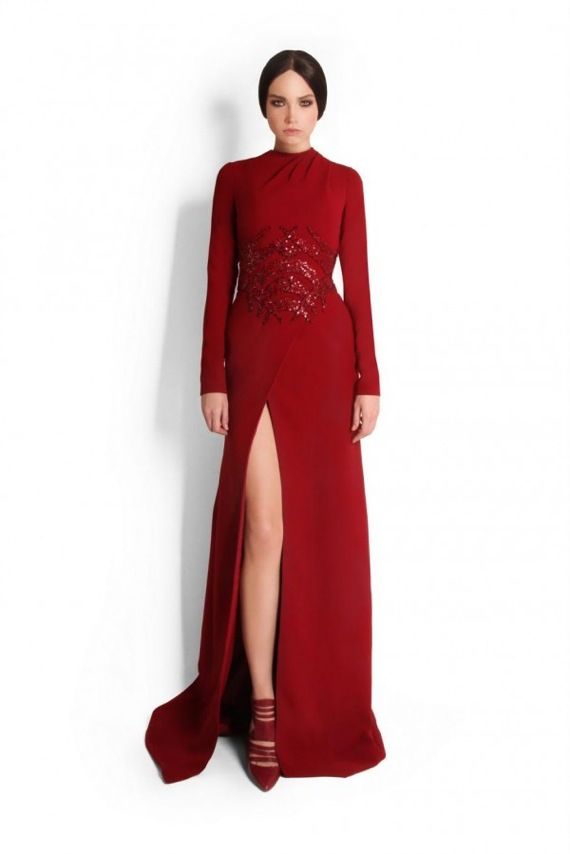 แบรนด์เสื้อผ้า Georges Hobeika Autumn Winter 2012-2013 - ผลงาน - ชุดเดรส - แบรนด์เสื้อผ้า - Georges Hobeika - Autumn Winter 2012