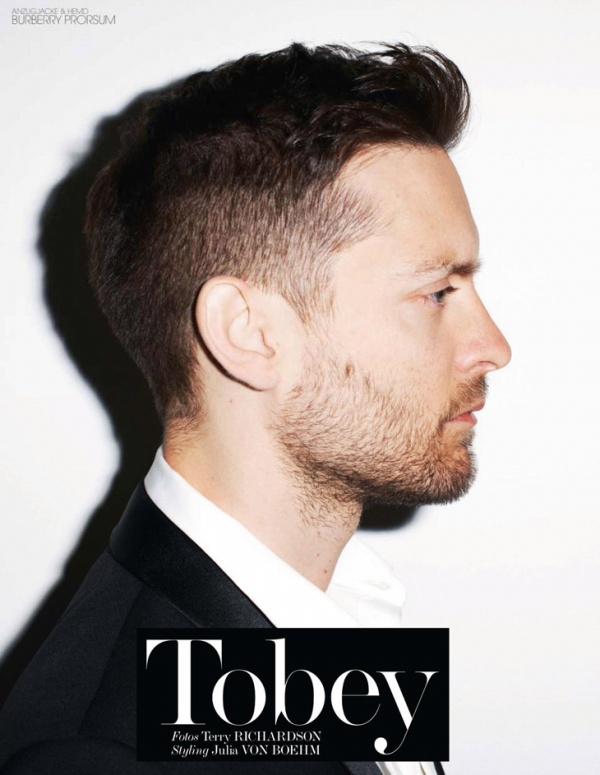 Tobey Maguire "Lập Dị" Trên Tạp Chí Interview Đức Tháng 6/2013 - Tobey Maguire - Terry Richardson - Tạp chí - Tạp chí Interview - Sao