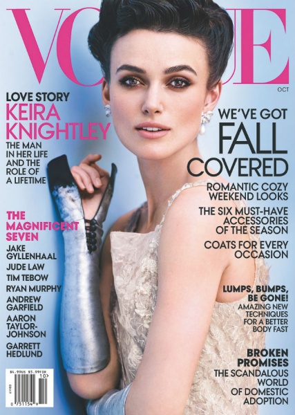 Keira Knightley Elegant in Vogue's October Issue - Keira Knightley - Vogue October - Fashion Magazine - Fashion