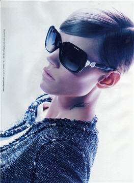 Karl lenses Freja and Baptiste for Chanel. Surprise. - Chanel - Sunglasses