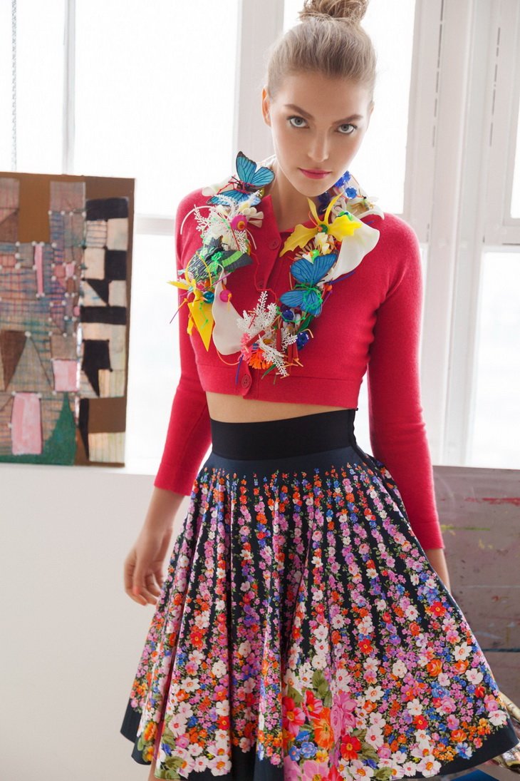 Arizona Muse điệu đà cùng họa tiết trên tạp chí Vogue Mexico tháng 5/2014