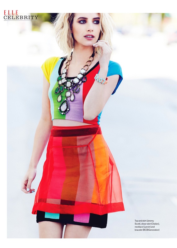 Emma Roberts đẹp như mộng trên tạp chí Elle Canada tháng 6/2014 - Emma Roberts - Elle Canada - Thời trang - Thời trang nữ - Sao - Phong Cách Sao - Tin Thời Trang