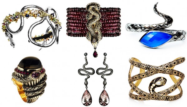 Top 8 Women's Accessories with Snake's Shape to Celebrate Holidays - Accessory - Fashion - Holiday 2012 - New Year - Trends