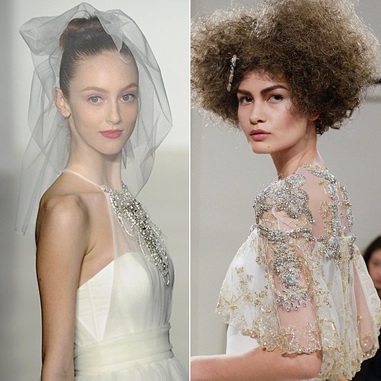 Những kiểu tóc đẹp nhất Tuần lễ thời trang cưới Thu 2014