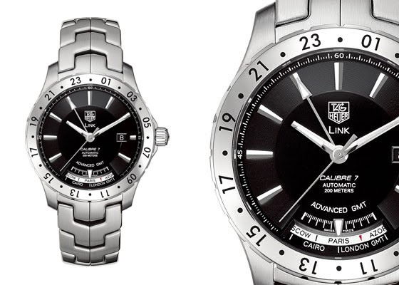 Tag Heuer – Automatic Link World Timer Magnetic Bezel - Tag Heuer