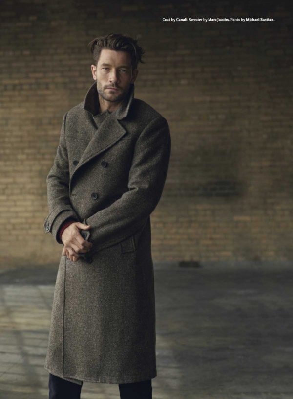 Ngắm John Halls diện áo khoác mùa thu trên tạp chí Details - John Halls - Phong cách sao - Thời trang nam - Áo khoác