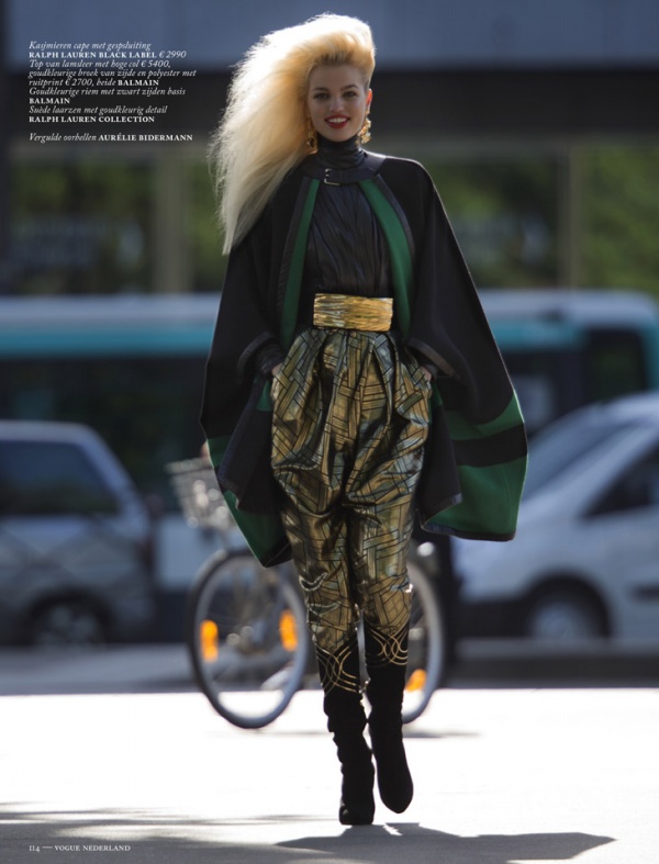 Daphne Groeneveld nổi bật trên Vogue Netherlands tháng 10