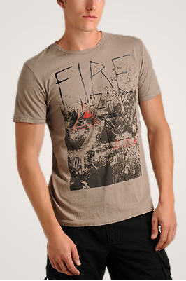 Fire Hazard Tee - 21Men - Men's Wear - T-Shirt