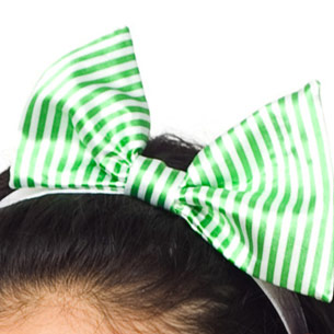 Satin Charmeuse Bow Elastic Headband - Headband - Hair