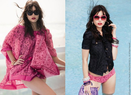 Daisy Lowe for Louis Vuitton's 'Cosmic Blossom' S/S 2010 campaign - Louis Vuitton - Cosmic Blossom